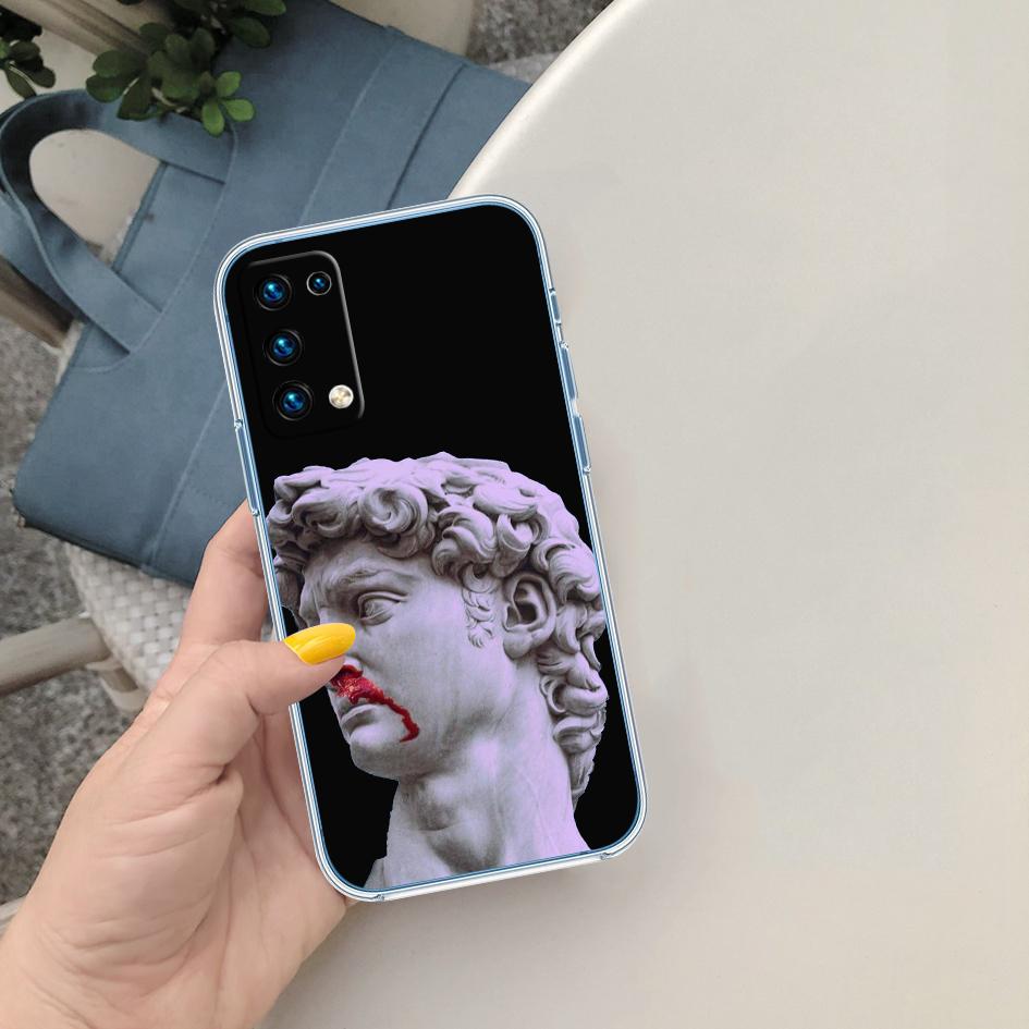 PP25 David Statue funny Phone Case for Motorola Moto Edge 20 30 40 50 S30 Fusion Ultra Pro Neo Lite + G200 G23
