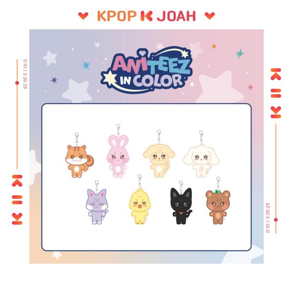 ATEEZ [ANITEEZ IN COLOR] POP-UP STORE MD (ANITEEZ Plush Keyring) JJOONGrami (ANITEEZ PLUSH KEYRING)