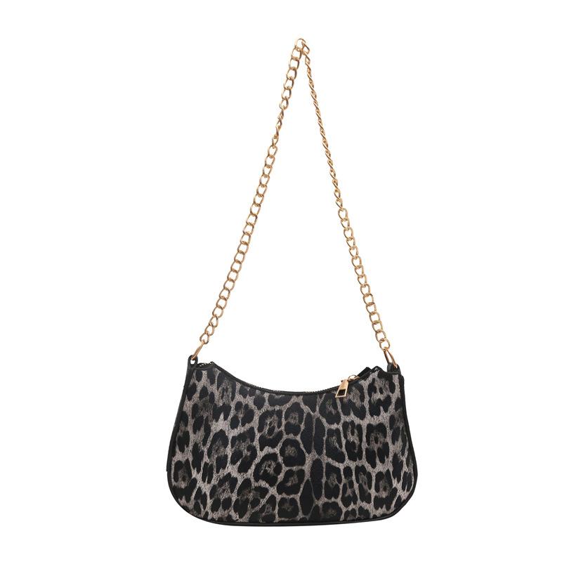 Müheloser Retro-Chic Stil Halbmond-Tasche, Goldene Kettenriemen, Vielseitig Konvertierbare Umhängetasche/Handtasche für Frauen Tägliche Nutzung