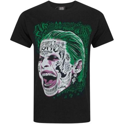 Suicide Squad The Joker Face Men's T-Shirt (S)