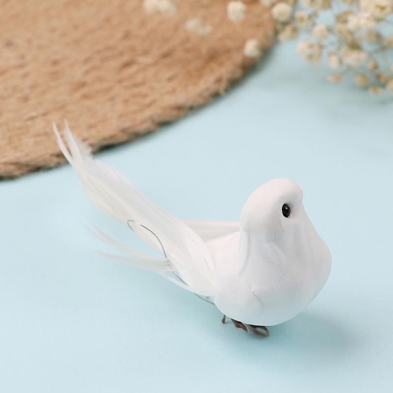 1ks Mini dekorativní hračky Umělé pěnové peří Mini Birds Craft Birds Pro