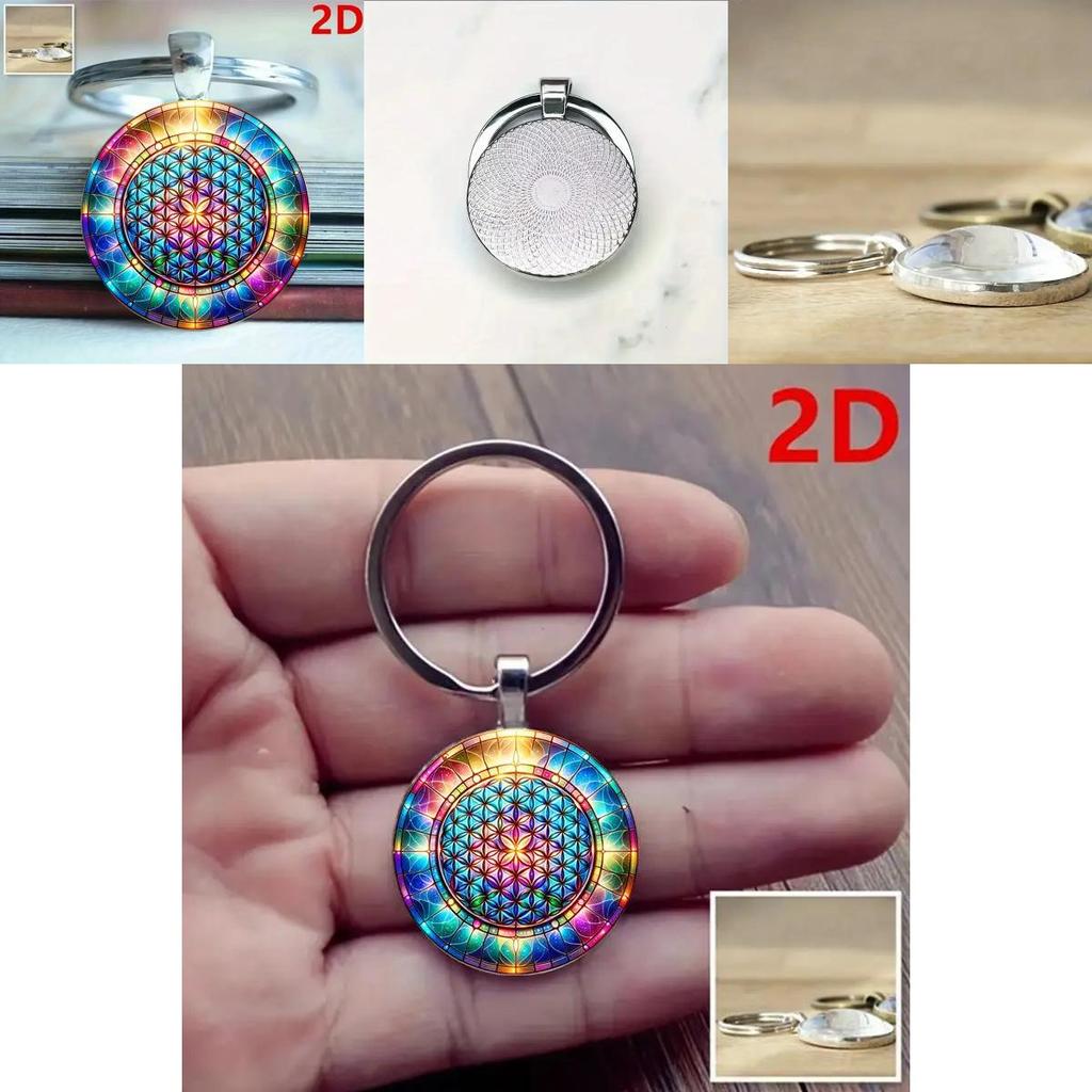 Kaleidoskop Schlüsselanhänger Schmuck Zinklegierung Multifunktionales Geschenk für Familie Freunde