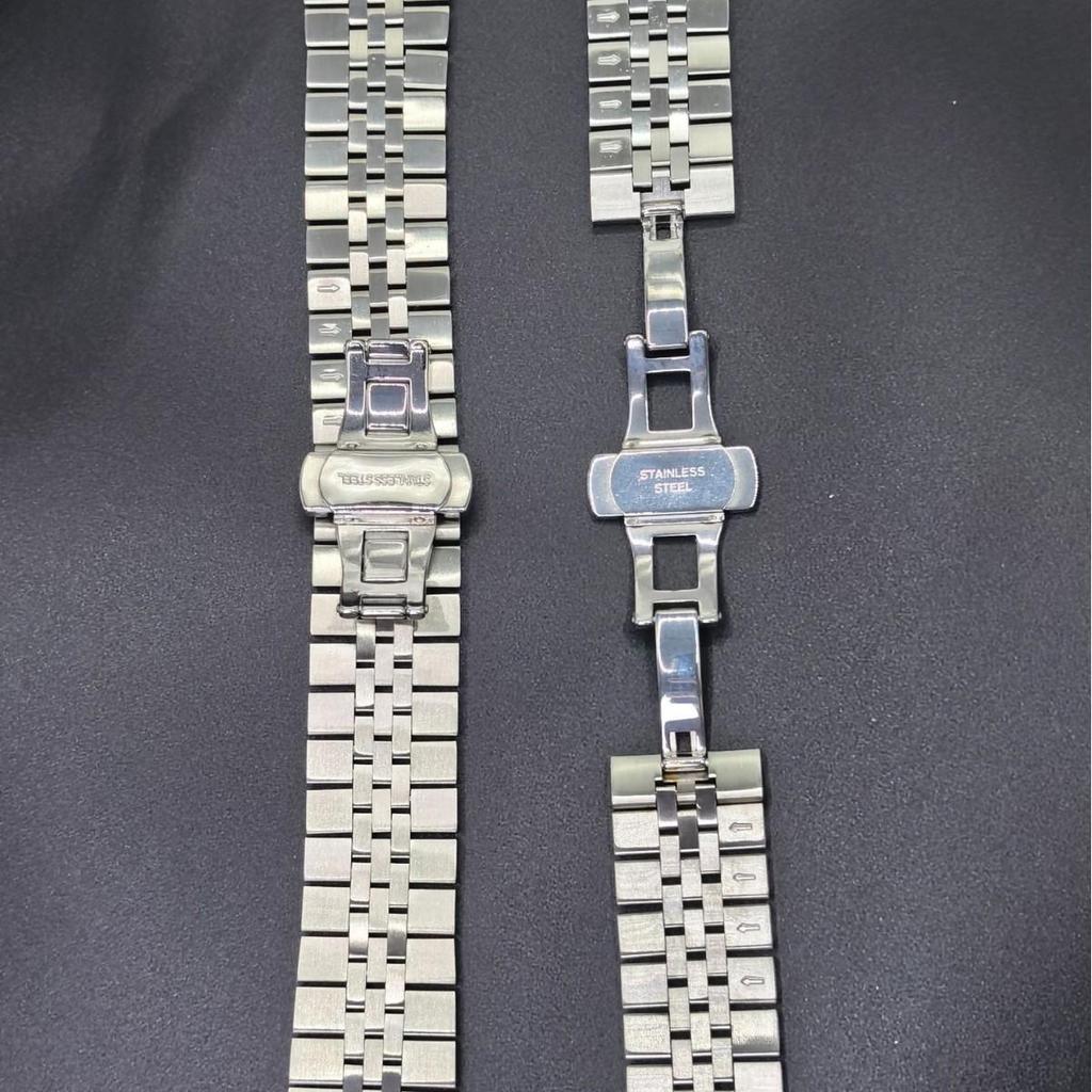 Cinturino in Acciaio Inossidabile Solido Compatibile Apple & Huawei per GT5/iWatch S10