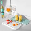 Bar Silicone Outflow Pad Drying Mat Dish Kitchen Thick Counter Deep Grooves Dry