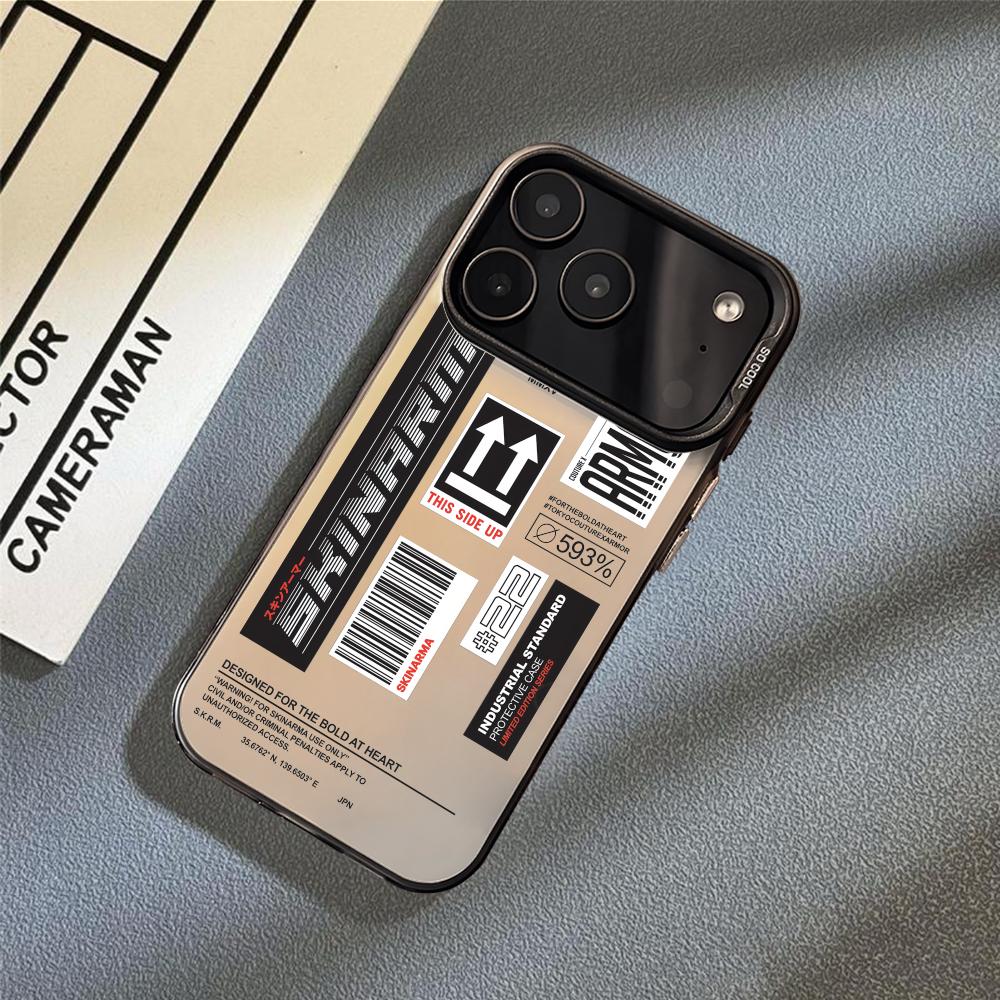 Fashion Street S-Skinarma Phone Case For iPhone 17 16 15 14 13 12 11 Pro Max Air Matte Laser Aurora Shockproof Funda
