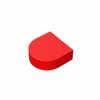 55pcs MOC compatible building block parts 24246 small particle building blocks 1x1 one-sided arc light DIY children's toys