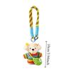 Fluffy Crochet Sweater Dog Keychain PP Cotton Puppy Stuffed Doll Keyring  Home Decor