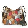 Retro Single Shoulder Crossbody New Color Collision Middle-aged Large-capacity Handbag Tote Women's Bag