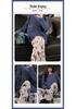 Women's Cartoon Stitch Pajama Set - Long Sleeve & Pants, Wearable Outdoors, Loose Fit for Autumn/Winter.