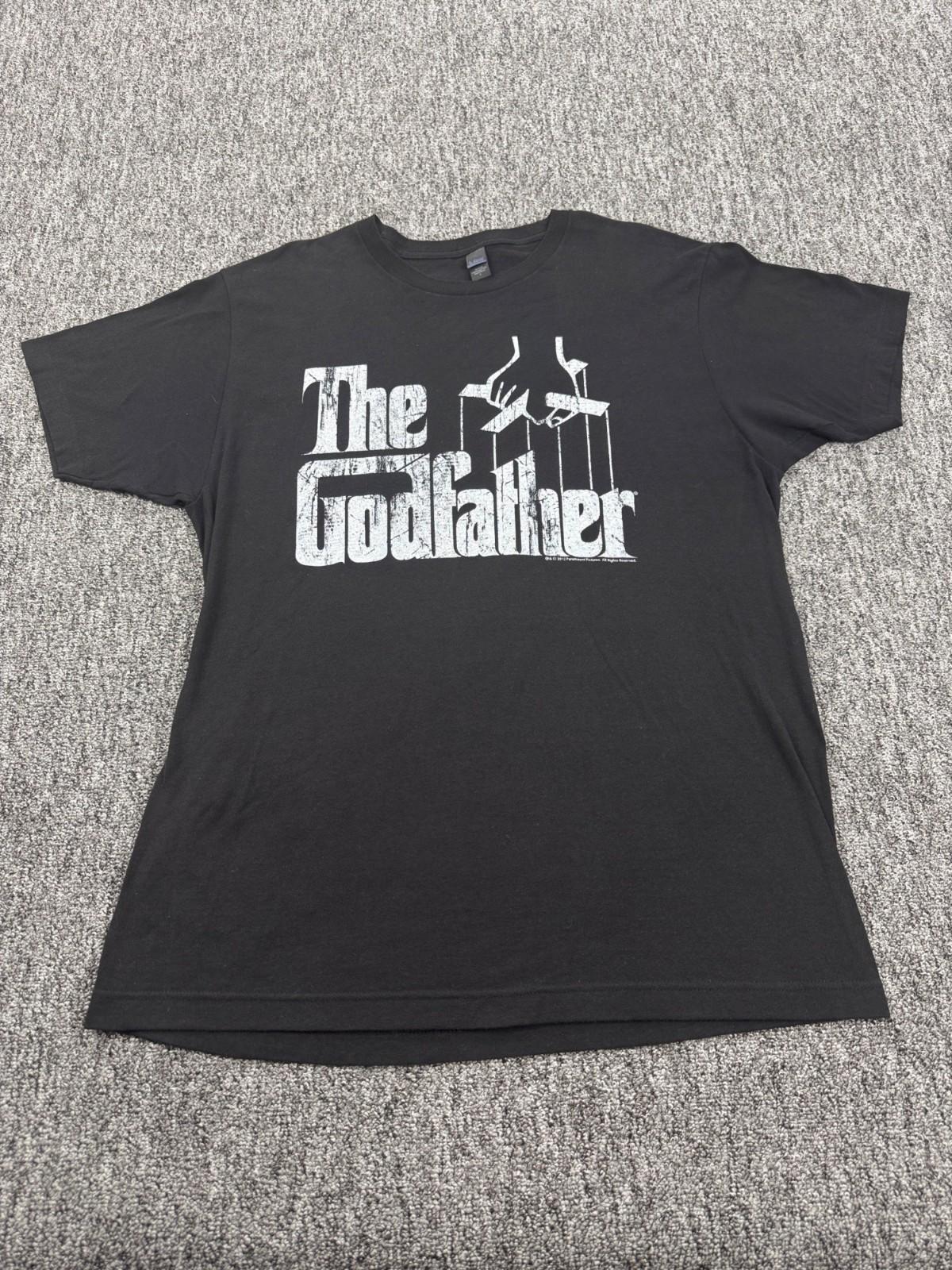 The Godfather Shirt Adult Large Black 2012 Paramount Pictures Movie Promo Unisex T-Shirt S