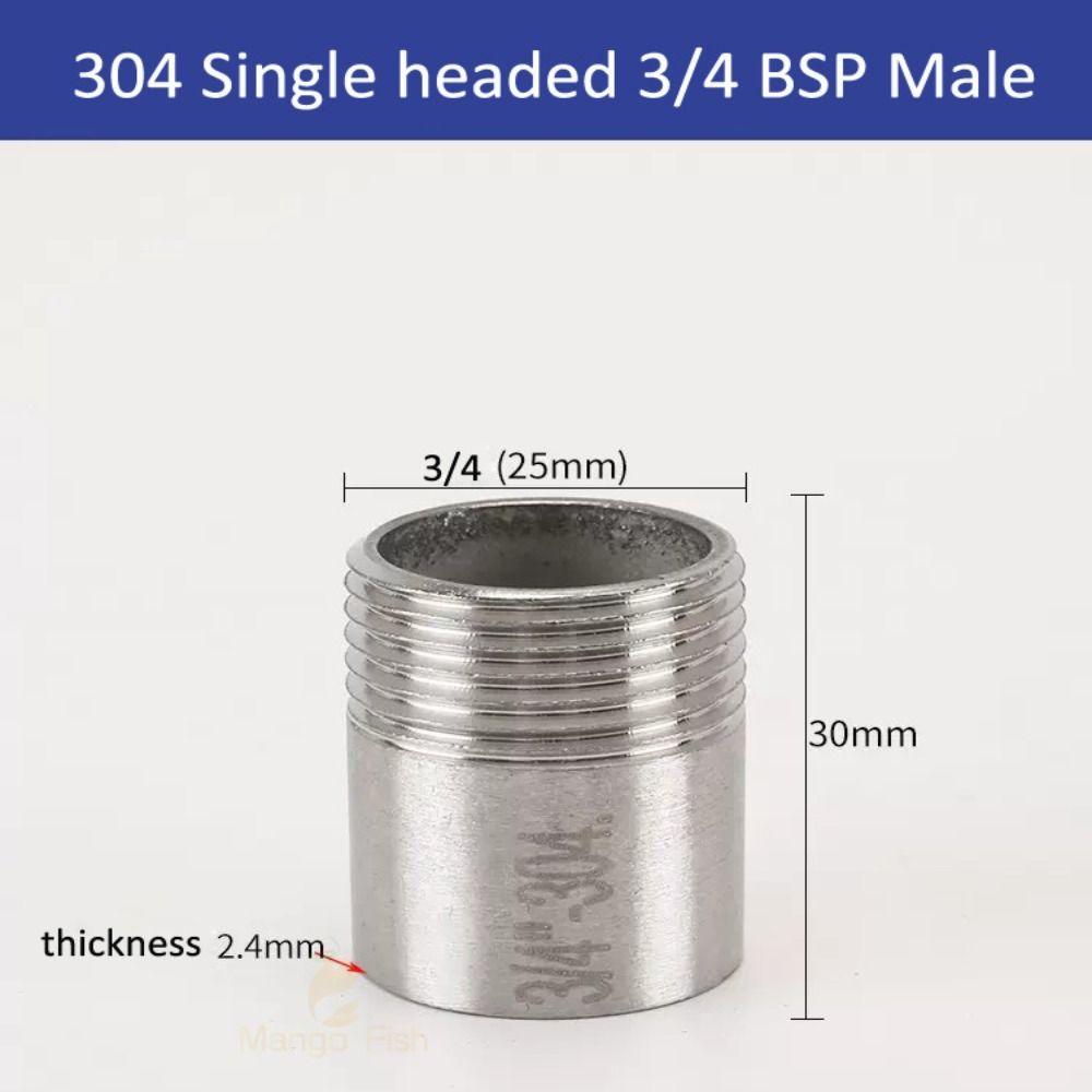 1/8"1/4"1/2"3/8" 3/4" 1" 2 Jednohlavé vnější šroubení s BSP závitem proti uvolnění Jednohlavý drát