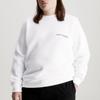 Calvin Klein Jeans Minimalist Letter Logo Printed Casual Long Sleeve Sweatshirt Men Sweatshirt Bright-White J30J324625-YAF
