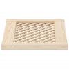 Cabinet Doors 2 Pcs Grid Design 49.5 X 39.5 Cm Solid Pine Wood