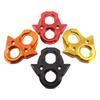 Centrals Control Cover Aluminum Alloys Decorative Cover Carbon Fibers Pattern Motorbike Aesthetic Enhancement
