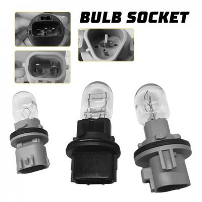 3pcs Sockets Bubls Tail Turn Reverse Brake Signal Light 16-23 For Toyota Tacoma