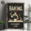 Metal Wall Art Vintage Retro Decor for Kitchen