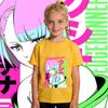Cyberpunk Edgerunners Lucy Anime Print Boys Girls Cotton T Shirt Kids Casual Short Sleeve Top Soft Breathable Summer Clothes