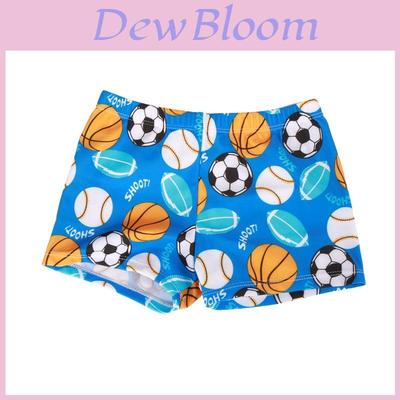 Premium Quality Children Kid Boys Cartoon Print Stretch Beach Shorts For Swimwear