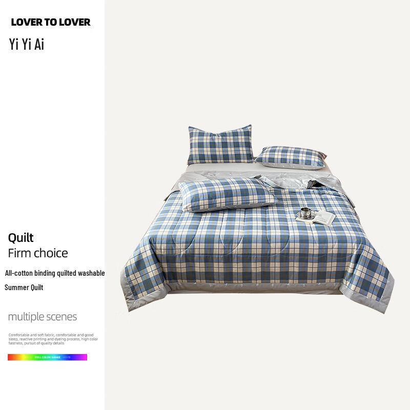

Yiyiai 100% Cotton Quilted Washable Summer Duvet