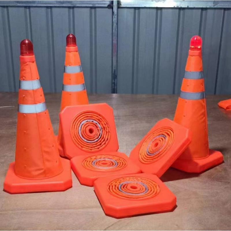 Reflective Traffic Cone: Road Safety Barrier for Vehicles & Pedestrians
