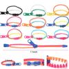 10pcs Zipper Bracelets Fidget Toys Funny Stress Relief Sensory Toys Friendship Bracelets for Boys Girls Party Favors Kids Gifts