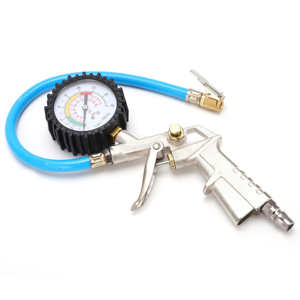 Tire Inflator Deflator with Pressure Gauge 0?220PSI 16Bar Air Chuck Universal for Cars Trucks