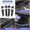 Car Door Side Storage Box TPE Front Rear Car Door Slot Organizer Tray Organizer Interior Accessories For BMW X5 G05 -2025