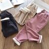 Harem Pants Corduroy Children Outfits Tracksuit Winter Cotton Trousers Kids Outwear Pants Boys Girls Casual Warm Loose Pants