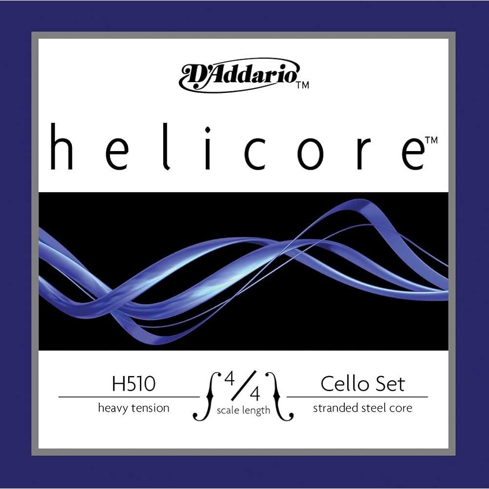 D Addario Helicore Cello Strings Set H510 4/4 Heavy Tension Genuine Product