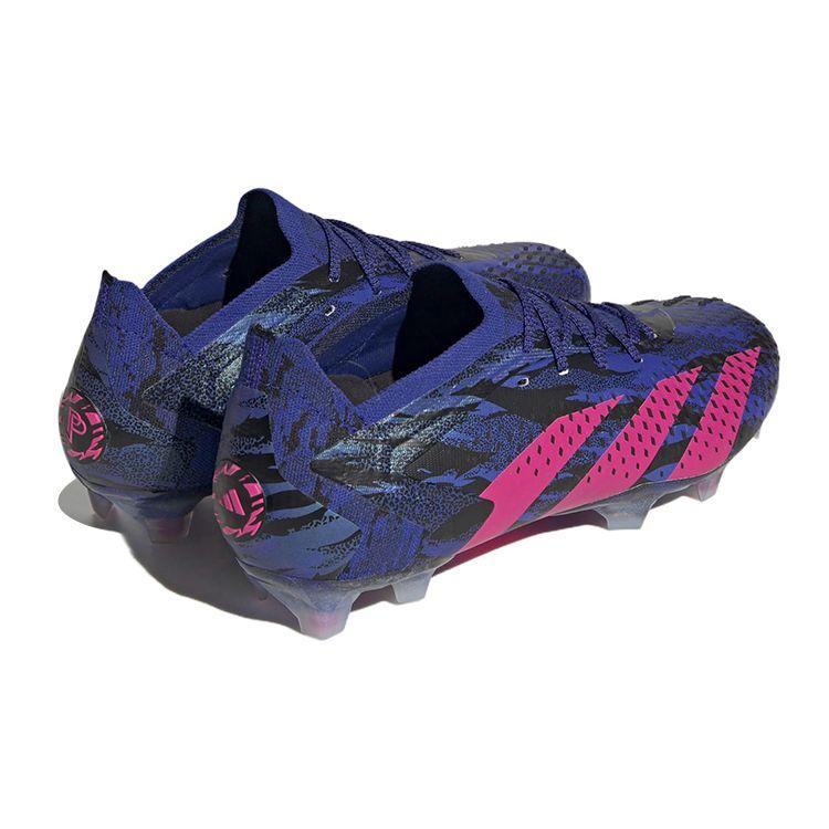 Adidas Paul Pogba X Predator Accuracy.1 Low FG High-Energy Style Unisex Sneakers Blue Lucid-Blue Team-Real-Magenta H03772