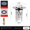 Press-Type Anti-Odor Drain Stopper for Washbasin, Universal Bounce Core Drain Filter for Washbasin