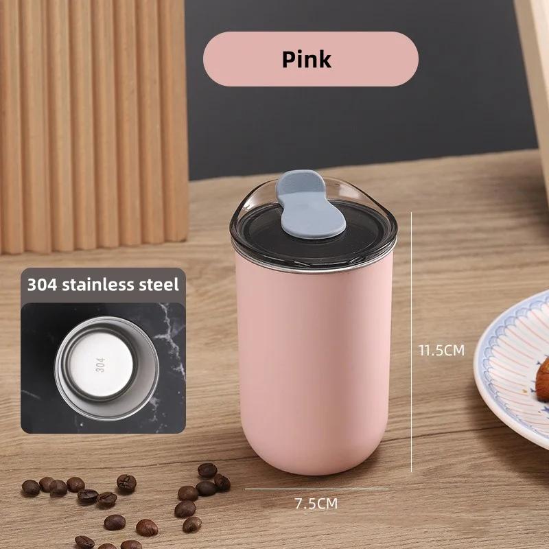 300 ml kahekihiline isoleeritud espressotass kaanega roostevabast terasest sisemine termostops Lekkekindel kaasaskantav välireisitass