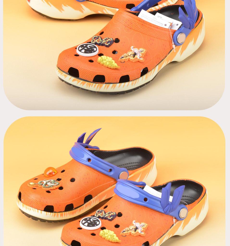 Dragon Ball Goku Kids Non-Slip Beach Clog Sandals