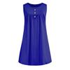 2026 Spring/Summer Women's Sleeveless Pleated Button-Up Vest Dress Pajamas