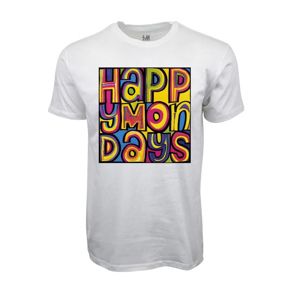 90s Happy Mondays Graphic White Tshirt S