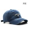 Baseball Cap Four Seasons Washed Denim Embroidery Hat Men and Women NEW YORK Cotton Fashionable Couple Relaxation Peaked Cap