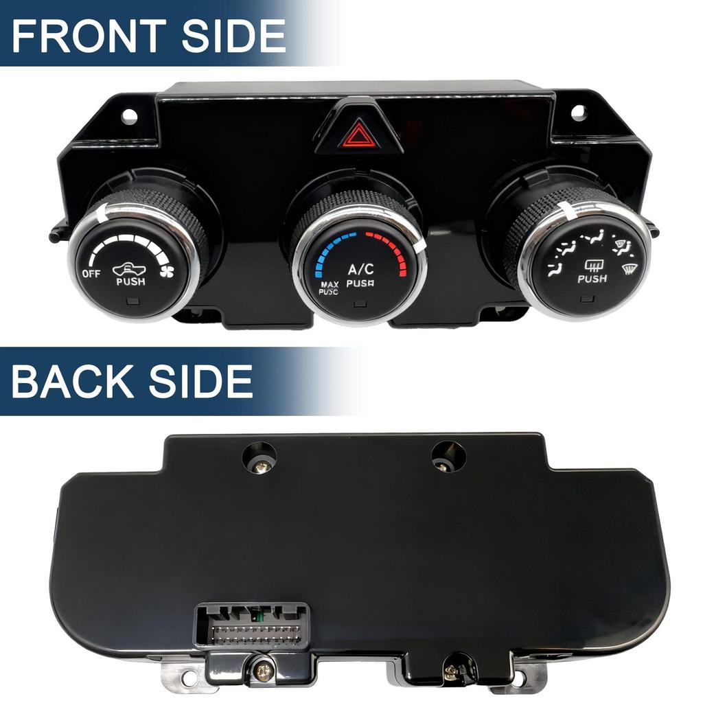 68268190AA: Compatible with 14-18 Dodge RAM3500 A/C Control Module Panel Button Switch.