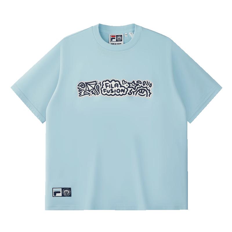 FILA FUSION Unisex Cool-Feel Quick-Dry Short-Sleeve T-Shirt S