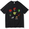 Nanalan Man Graphiicc T Shirts Summer Short Sleeve Tops Tee- Shirt 100% Cotton Men/women Tshirts Prevalent Street Casual