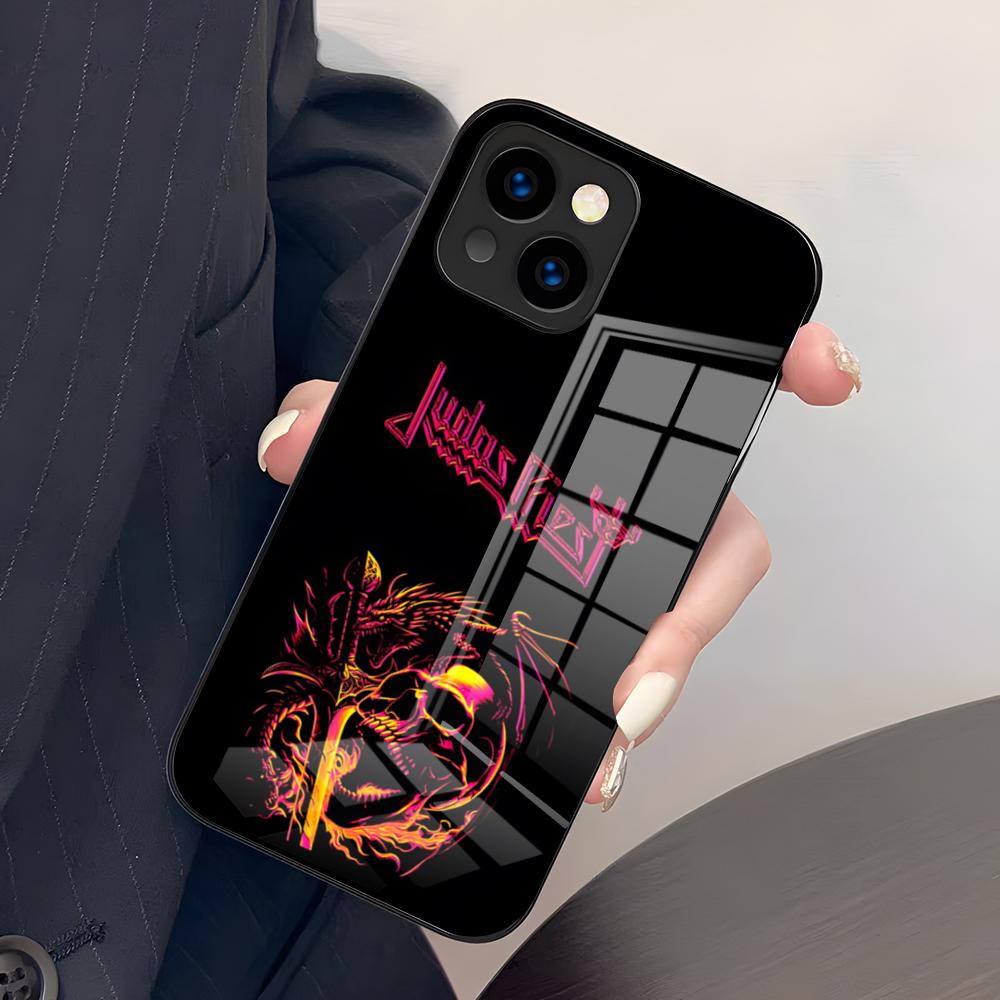 J-Judas Priest Phone Case For IPhone 17 Pro Max 15 Pro 16 14 Plus 12 13 Mini 11 Pro Shockproof Glass Cover