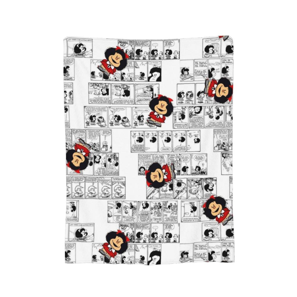 Coperte Plaid in Flanella Cartoon M-Mafaldas Coperta Anime per Divano Ufficio Trapunta Ultra-Morbida,