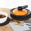 6 Pcs Induction Cooktop Mat Protector Nonslip Silicone Heat Insulation Pad Cook Top Cover Reusable Heat Insulated Mat, Black