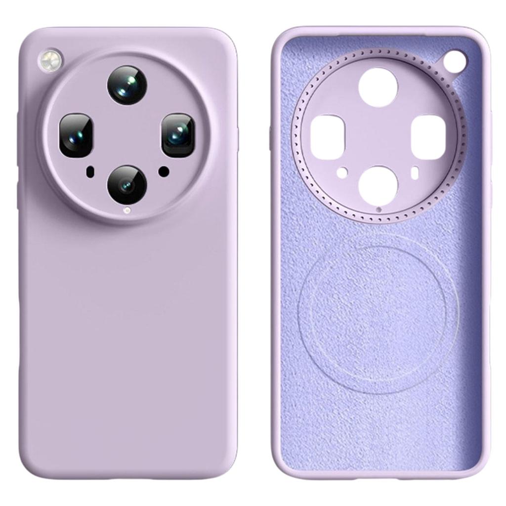 For Oppo Find X8 Ultra 5G Magnetic Case Precise Cutouts Liquid Silicone+PC Phone Cover