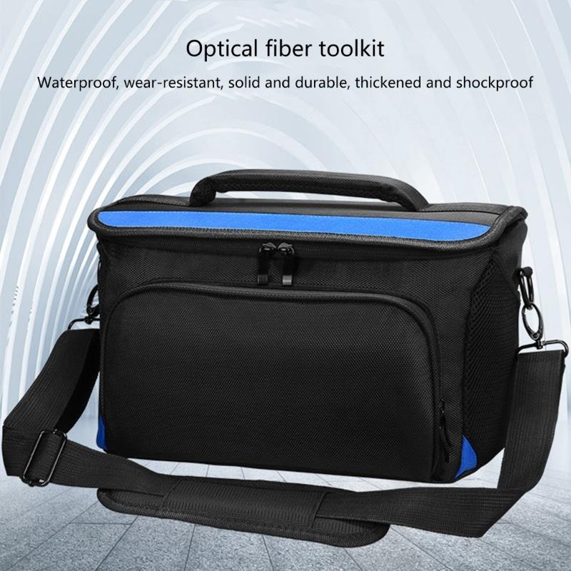 Kit di Utensili in Fibra Ottica in Tessuto Oxford Durevole Borsa per Attrezzi Zaino Cinghia Regolabile per Organizzazione Ottimale e Durabilità