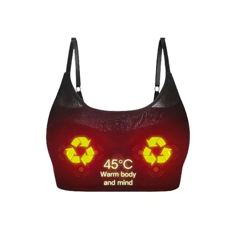 Electric Breast Enlarging Massager Bra Vibration Chest Massager Breast Enhancement Instrument Breast Heat Stimulator Ealth Care