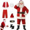 Authentic Santa Claus Large Size XXL Real Super Perfect for This Unisex Santa Claus Costume Set Includes a White and Perfect for Holiday Stage New