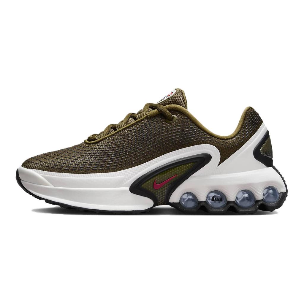 Nike Air Max DN GS Olive Flak Kids Sneakers Green Black Gym-Red FB8987-300
