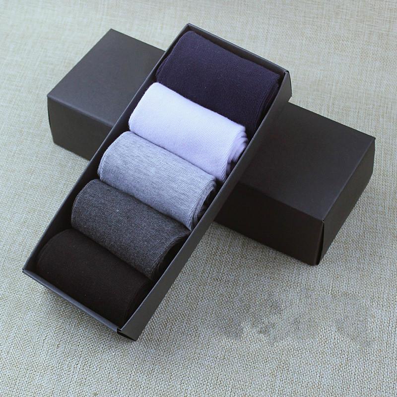 Men's Patterned Colorful Cotton Business Socks Compression Socks Sokken Heren Fashion Chaussettes Dress Bamboo Socks