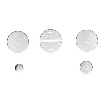 6 st Mittkonsolsknoppskydd Dekorationsbyte för Land Rover Range Rover Evoque 2012–2018