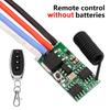 433MHz Wireless Remote Control DC Motor Speed Controller 3.7V-24V 5A PWM Speed Regulation Dimming Module for LED Lights Motor